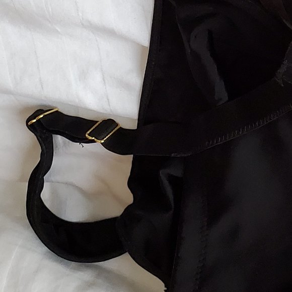 Ashley Stewart Black Butterfly Bra 40DD NWOT - full support! - Picture 3 of 6